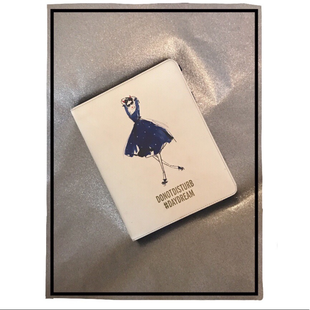 KATE SPADE NY NAUGHTY/NICE iPad FOLIO CASE  *RARE*